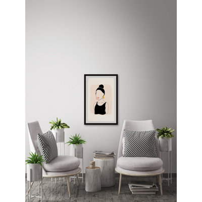 Perfect Hair Bun by Marmont Hill - Single Picture Frame Painting