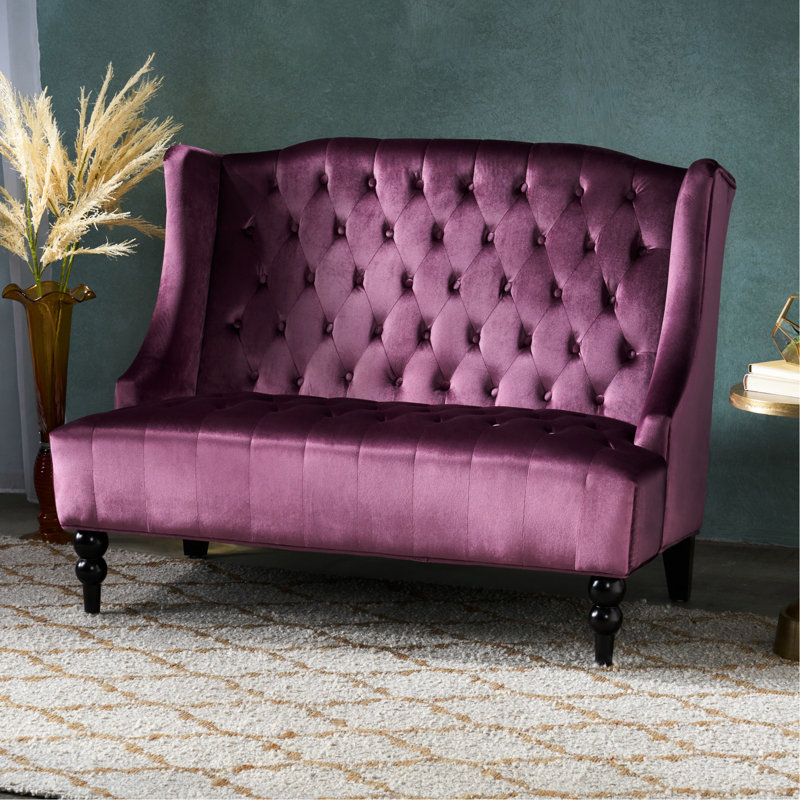 34.47'' Velvet Loveseat