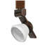 Projecteur sur rail DEL conique dimmable Cal Lighting noir 12 W avec finition blanche-48421344-48421349