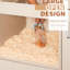 Cage de hamster de cochon d'Inde avec rangement - construction en bois 4, visualisation en acrylique, plateau ouvert pour communiquer et Chinchilla avec rangement, fenêtres, interactif-1134500670