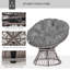 Freeburg Swivel Steel Outdoor Lounge Chair