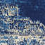 Tapis oriental bleu / blanc Burnie-1073967814