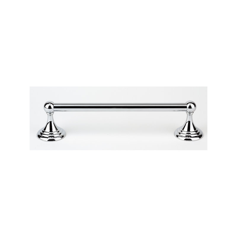 Embassy Wall Mounted Towel Bar, Polished Chrome