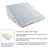 Lavish Home Extra-High Bed Wedge Pillow - For Sleeping with Snoring, Back Pain, and Acid Reflux - Memory Foam with Soft Bamboo Fiber Cover-872284260