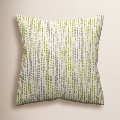 Fleurine 20" x 20" Embroidered Throw Pillow