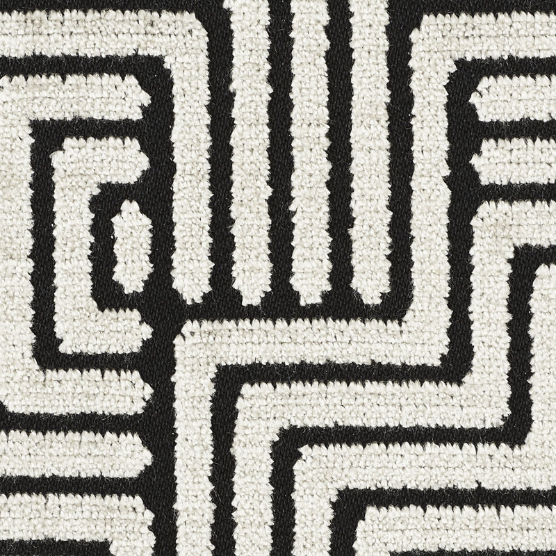 Lisboa Velvet Fabric, Obsidian