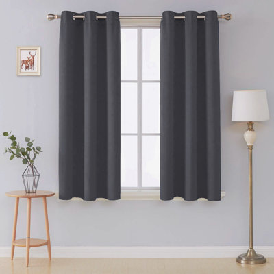 Jeffro Pair of Eyelet Blackout Curtain Panels