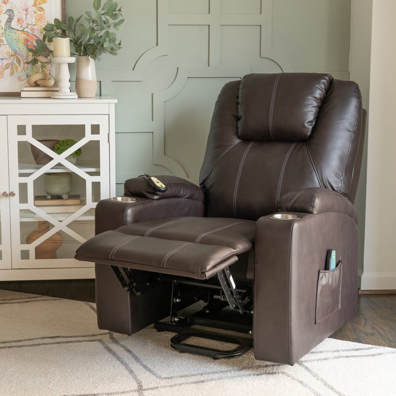 Fauteuil inclinable électrique lève-personne Annazette , Chocolat