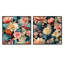Bryony - Ensemble de 2 collages carrés botaniques abstraits-101843353-101843354