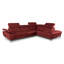 La Crosse Genuine Leather Electric Reclining Corner Sofa-874481332-874481352