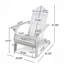 Chaise Adirondack pliable Hollywood-1728019592
