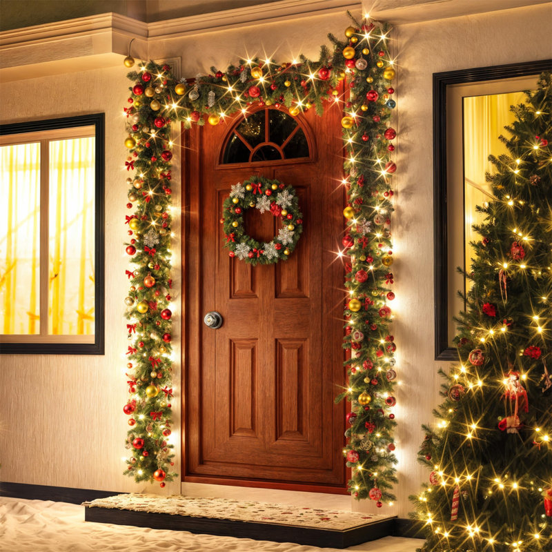 Christmas Garland with Lighting