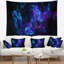 Tapisserie chaotique bleu Abstract-28503698