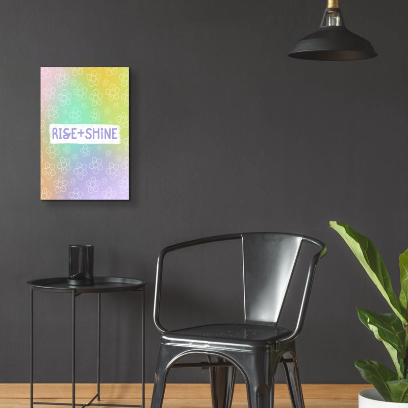 «Rise And Shine 1» par Club Daydream, art mural en verre acrylique épique, 16 po x 24 po, H 24 po x l 16 po