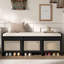 Banc de rangement rétro avec coussin capitonné-685790628-685790630