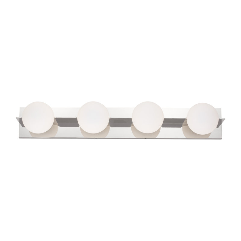 Orbel 4 - Light Bath Bar, Polished Nickel