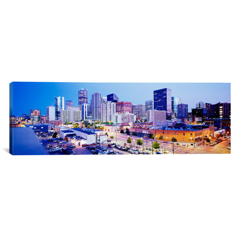 «Denver, Colorado», reproduction de photo sur toile, H 20 po x l 60 po x P 1,5 po, Toile tendue