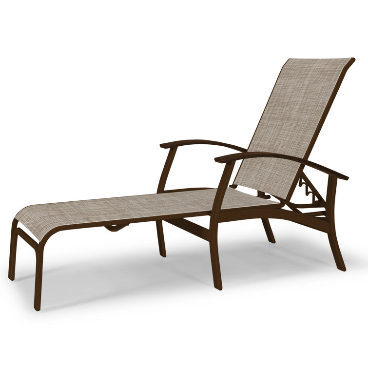 Askar Outdoor Rust-Resistant Metal Chaise Lounge