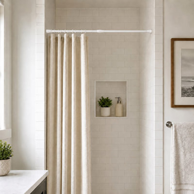 Straight Shower Curtain Rod