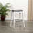 Gray Seat/White Frame