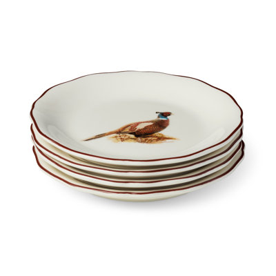Ensemble de 4 assiettes canapés 6 po Pheasant Grove