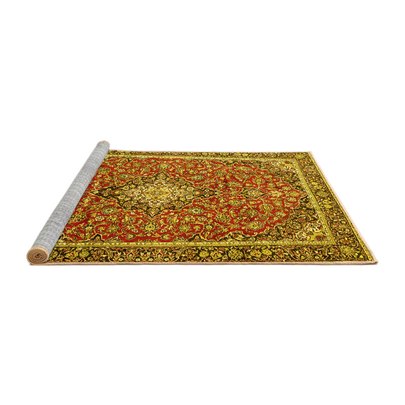 Washable Oriental Indoor Rug, Square 6'