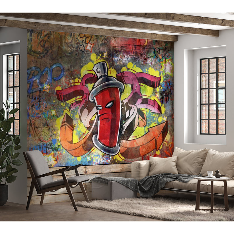 Canyon Home Decor, Rouge / gris / jaune, L 41 po x l 59 po