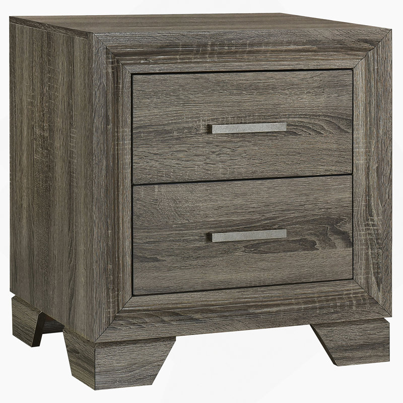 Table de chevet 2 tiroirs Funston