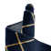 Tapis bleu marine et doré Glam