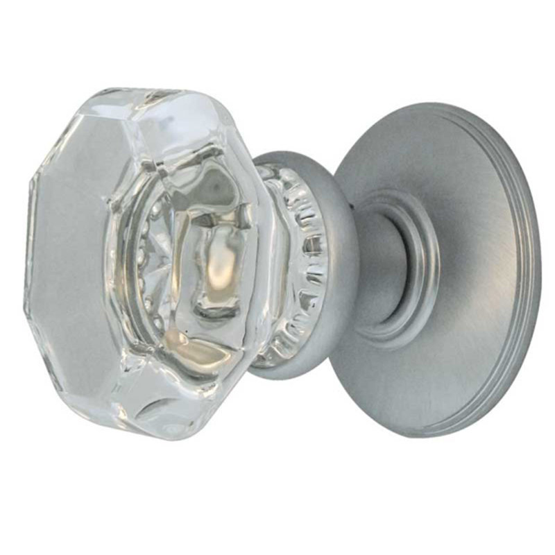 Passage Knobset, Satin Chrome