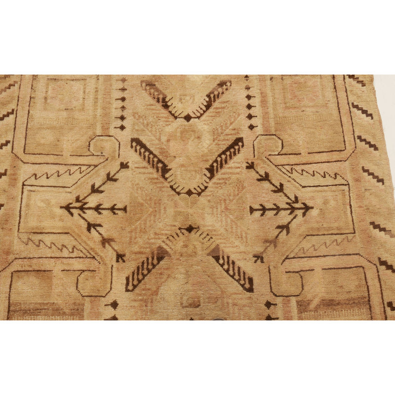 Vintage One-of-a-Kind Rectangle 4'7" X 8'3" Hand Knotted Area Rug