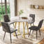 Metal Base Dining Table