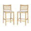 Tabouret carré rembourré avec dossier canne l 19 "Lummie-568953976-568953981