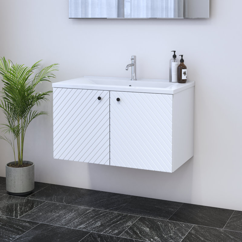 Meuble-lavabo flottant 31,5 po Avela