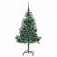 vidaXL Artificial Christmas Tree Snow Flocked with LED Light-1439487810