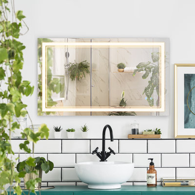 Miroir de salle de bain lumineux