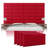 Microsuede Wall Paneling in Red Melon