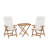 Borchardt 2 Seater Bistro Set with Cushions
