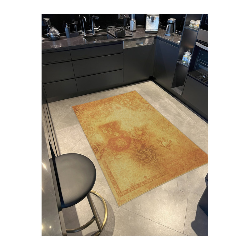 Tapis beige tissé Mosso, 3'3" x 4'11"