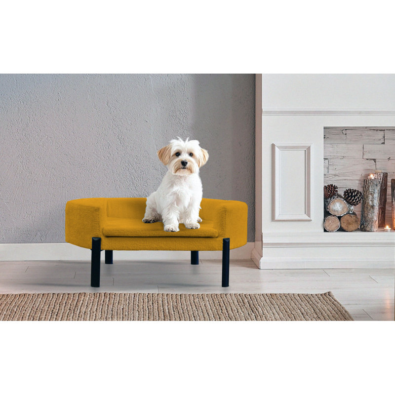 Polyester Pet Bed, Yellow