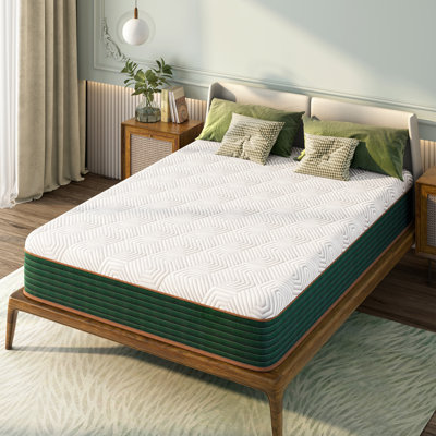 Alwyn Home Blane 12" Medium Gel Memory Hybrid Mattress in a box