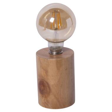 Trinx Embrace Adjustable Solid Wood Novelty Lamp