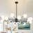 16-light Chandelier Sputnik Chandeliers Black Chandelier Chandeliers For Dining Room Linear Chandelier