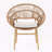 Wicker Papasan Style Outdoor Dining Chair