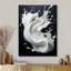 Art liquide noir et blanc - encre liquide, art mural abstrait-261975858-261975868