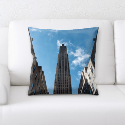 Microsuede Reversible Throw Pillow