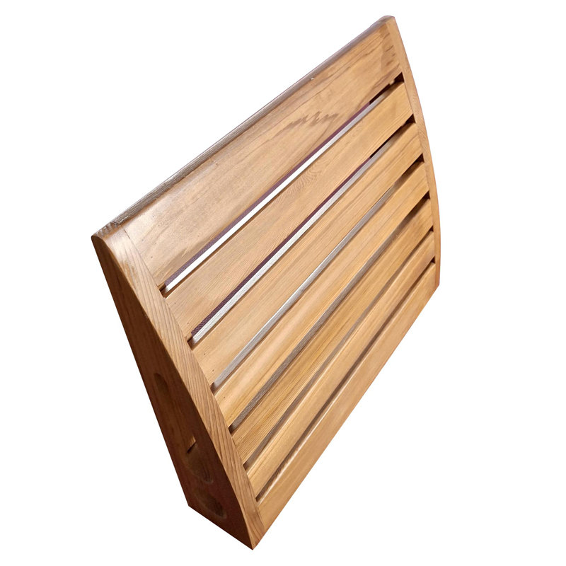 Red cedar sauna headrest