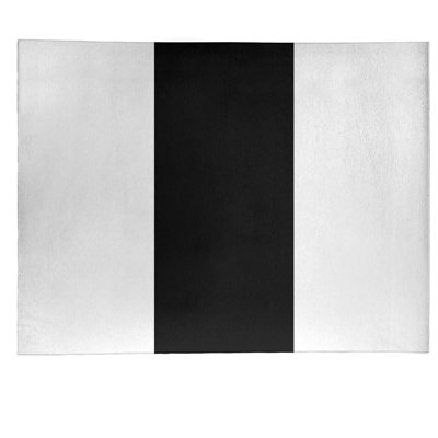 Tapis à rayures en poly-noir oakland