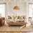 1-Lights Hand-Woven Rattan Dome Natural Pendant Light