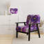 Fauteuil d'appoint rembourré Glam Mettalic II-724267076